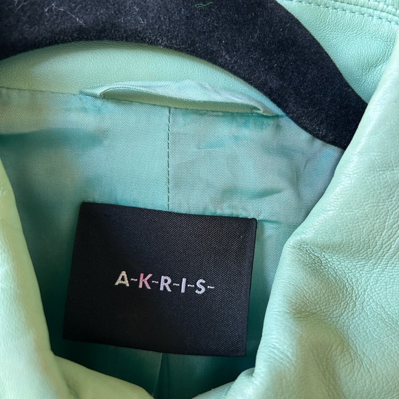 Akris lamb leather nappa jacket - Picture 6 of 8